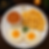 Two Eggs, Baked Beans & Chips