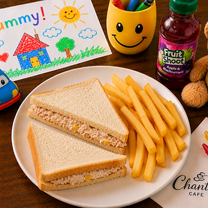 🥪 Tuna Mayo Sandwich & Chips - (Kids Menu)