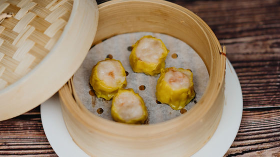 Pork Siu Mai with Flying Fish Roe (4 Pieces)