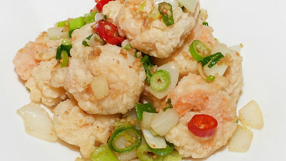 Salt and Pepper King Prawns
