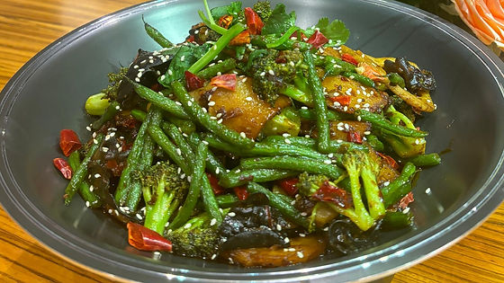 Dry Wok Mixed Vegetables