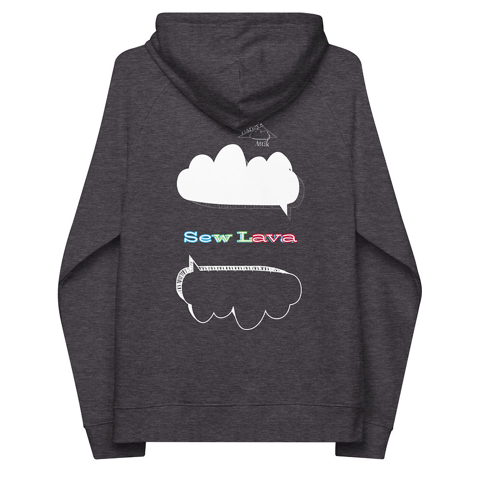 Thumbnail: "Sew Lava Reflected"  Raglan Hoodie