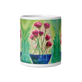 Get My Flowers Watercolour Print on Mug