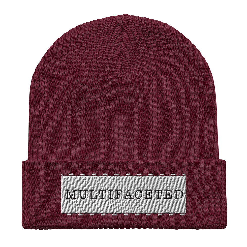 Thumbnail: "Multifaceted" Inverted Film Strip 1 ribbed beanie | All Colours