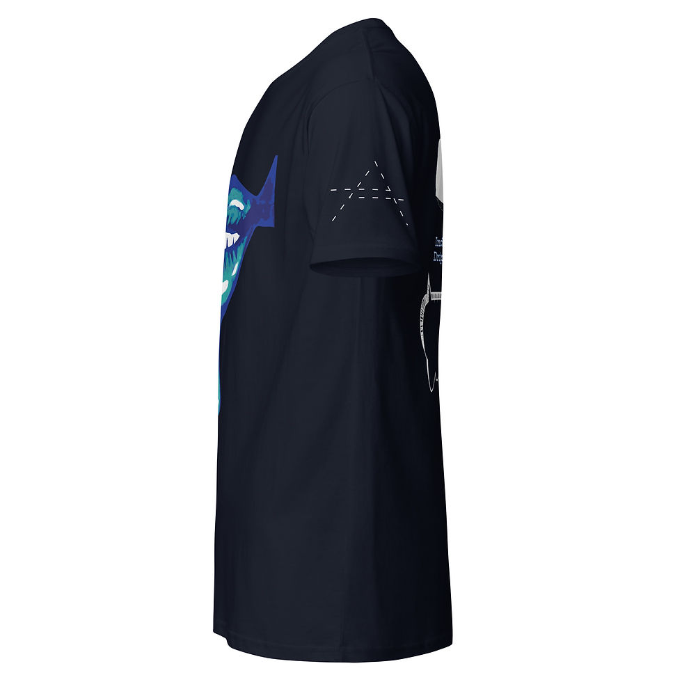 Thumbnail: Indiquoise Drippē Lipz Unisex T | Black (Australia & New Zealand Only)