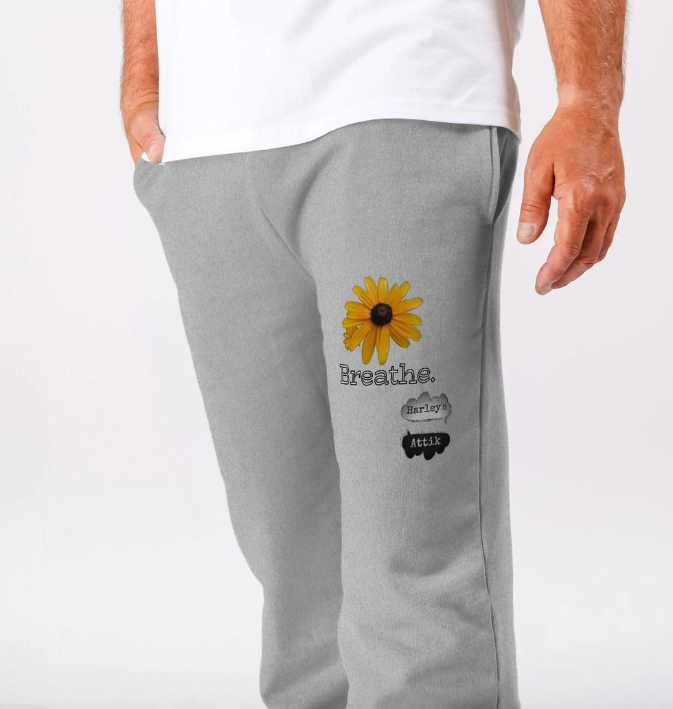 Thumbnail: N2 Me: Black-Eyed Susan Solo Breathe Unisex Joggers