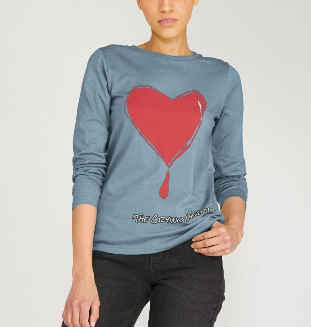 The Crying Heart LS Tee (women's fit)
