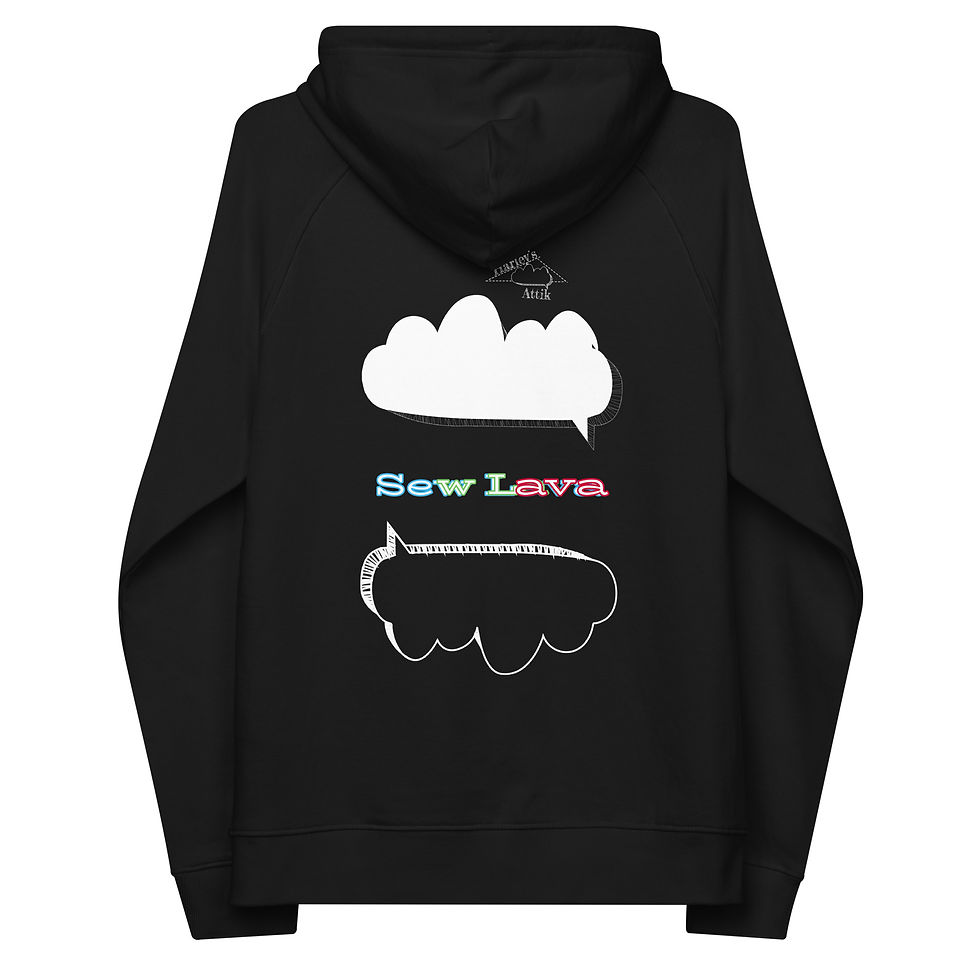 Thumbnail: "Sew Lava Reflected"  Raglan Hoodie