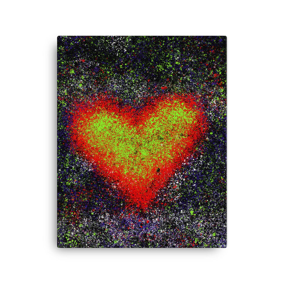 Thumbnail: Love Is My Paint; Let Me Paint All Over You. Canvas | Six Sizes
