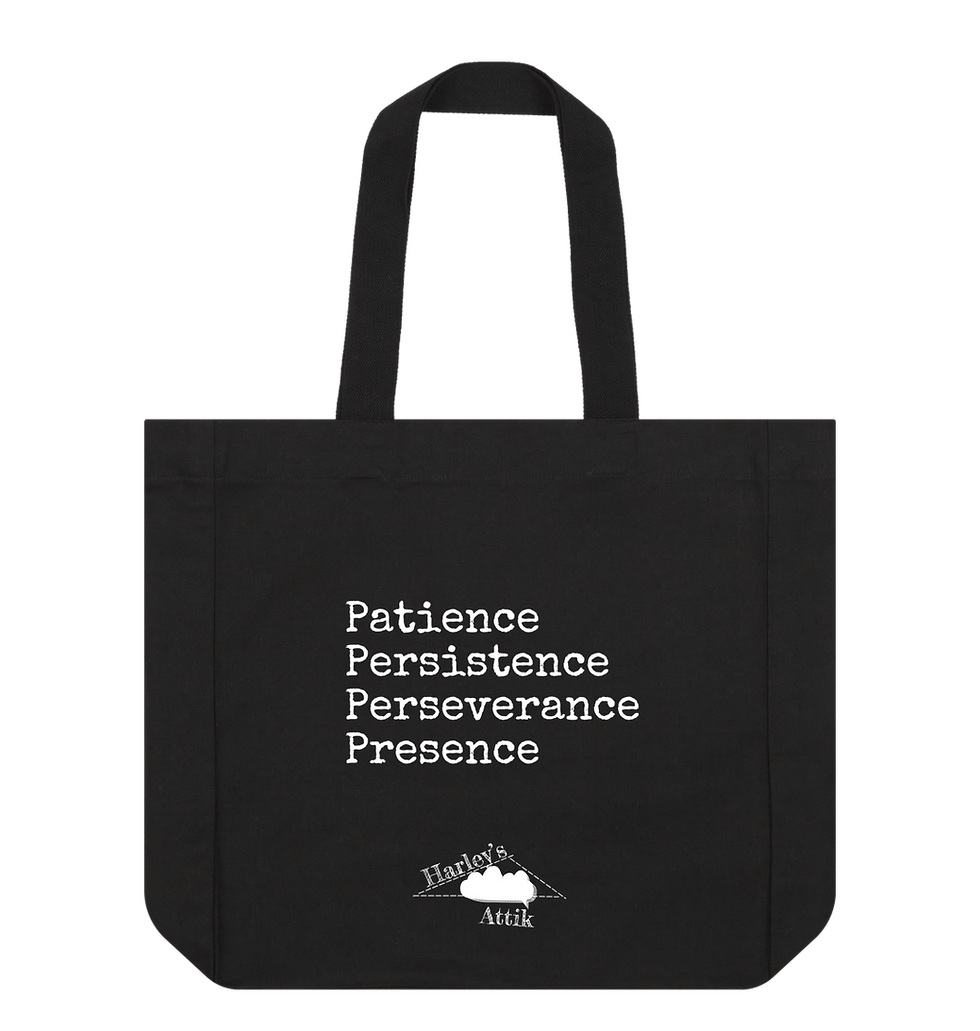 Thumbnail: 4 Ps Black Shopper Tote