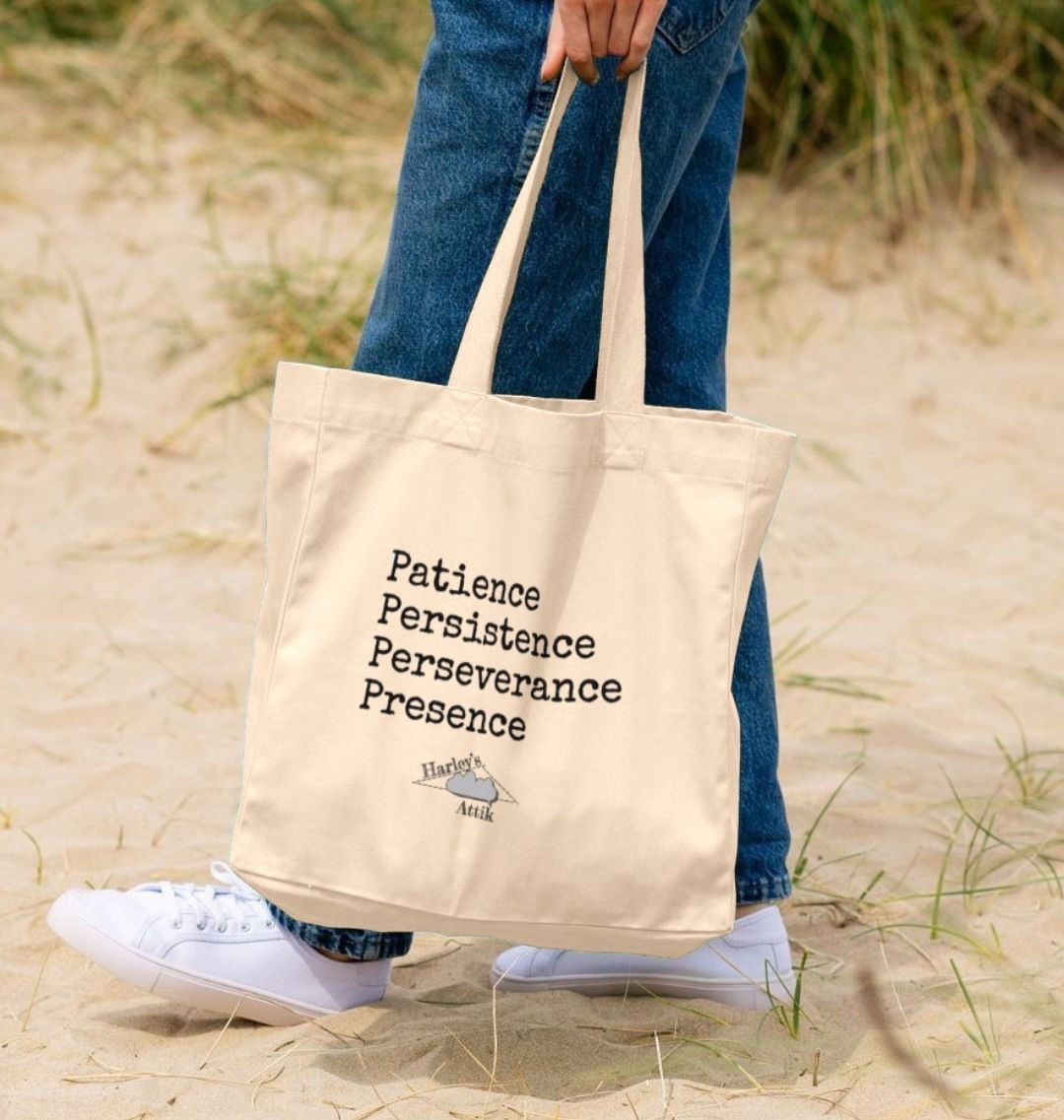 4 Ps Shopper Tote on Natural