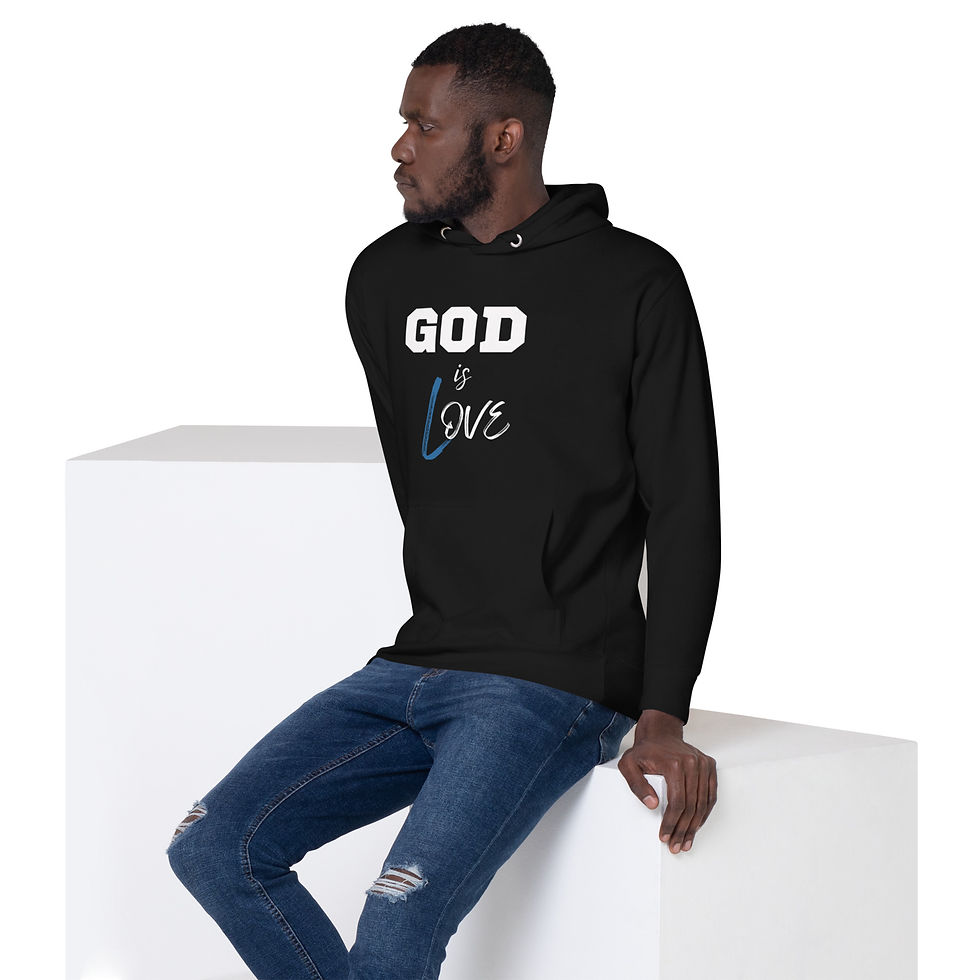 Thumbnail: Unisex God is Love Hoodie -God is Not Partial