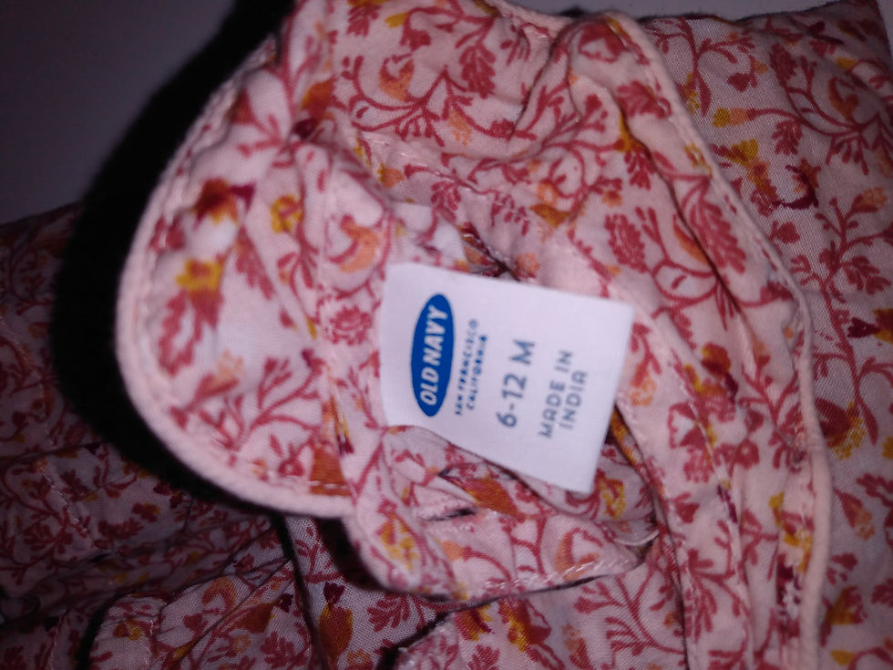 Thumbnail: Girls old navy top 6-12m