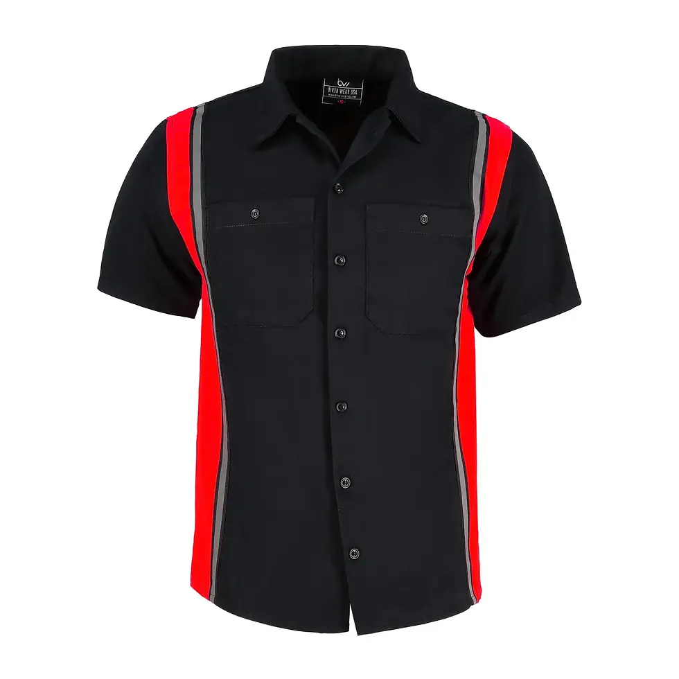Thumbnail: Men’s Short Sleeve Utility Work Shirt Durable Button-Up Workwear