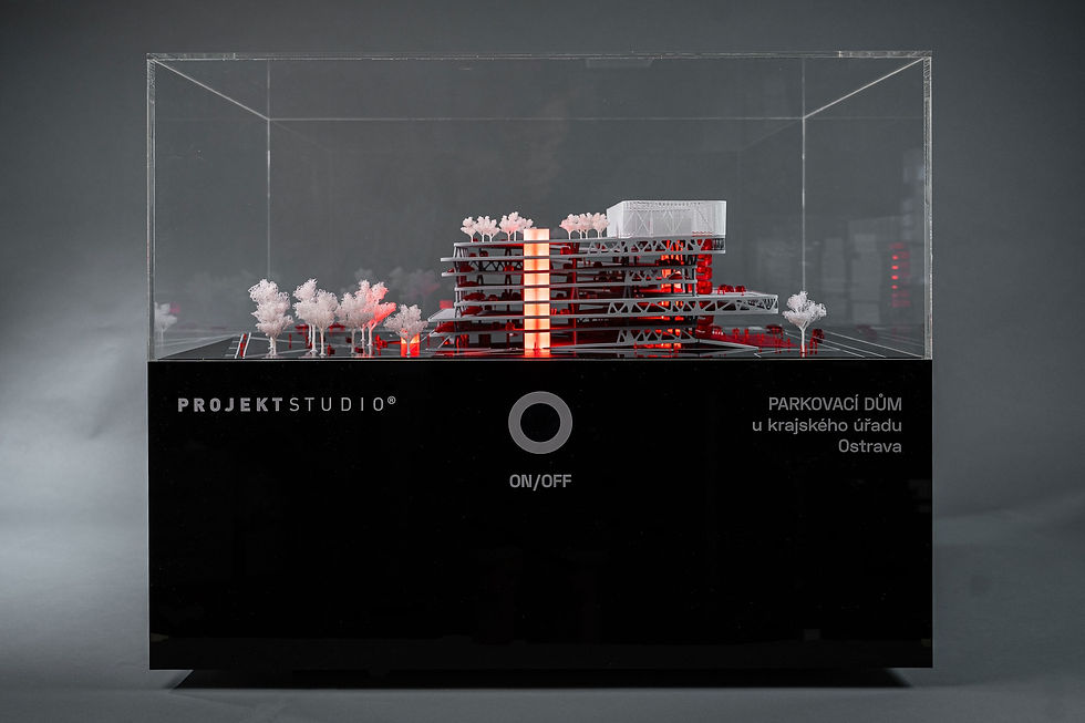 physical architectural model 1:200 of parkhouse