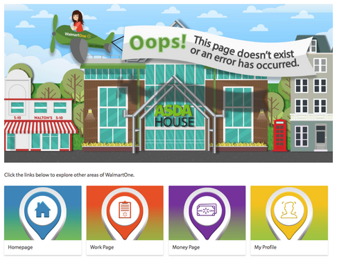 ASDA WalmartOne 404 Error Page