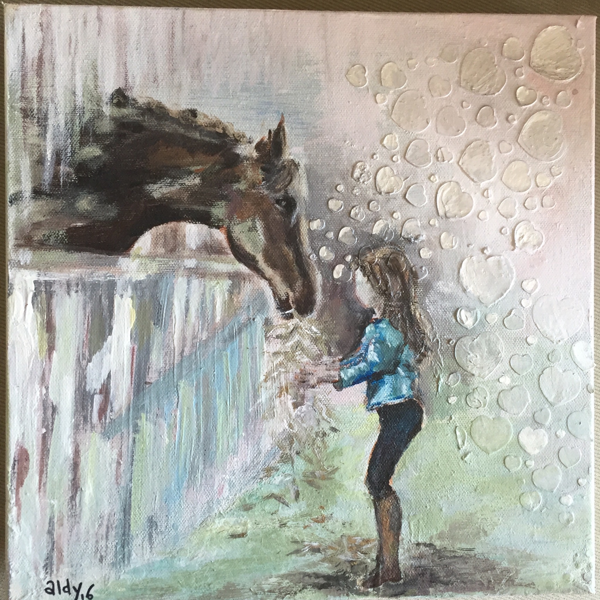 Feeding Time 12" x 12"