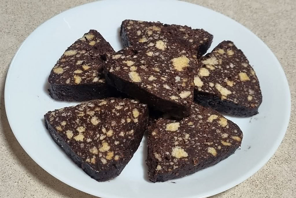 בלי מיקסר ובטעם ממכר משולשי שוקולד בטעם נוסטלגי ובכלום עבודה - אמונה בוארון