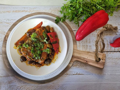 דג טונה עם זיתי קלמטה - נועם זיגדון