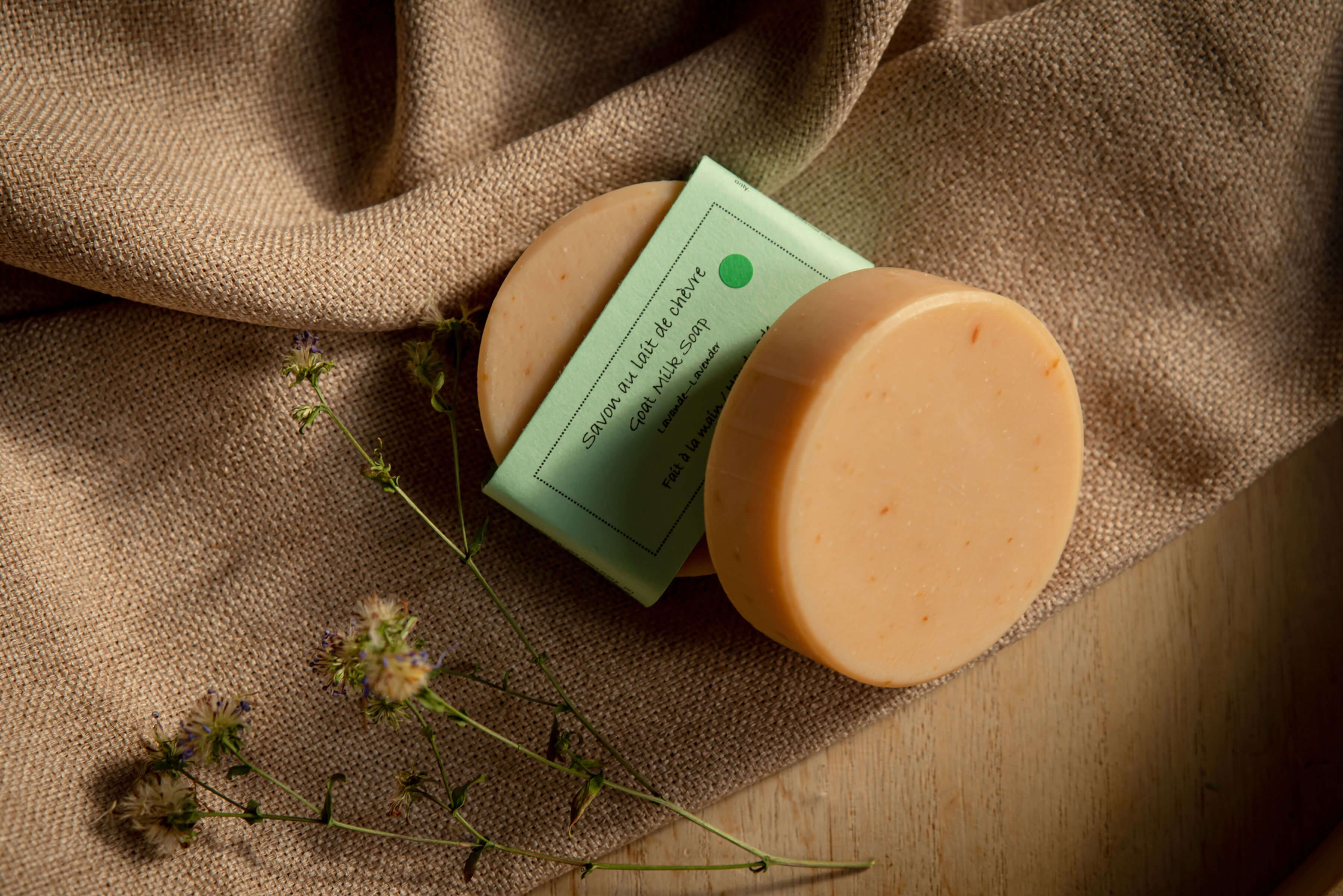 Savon au lait de chèvre - Lavande