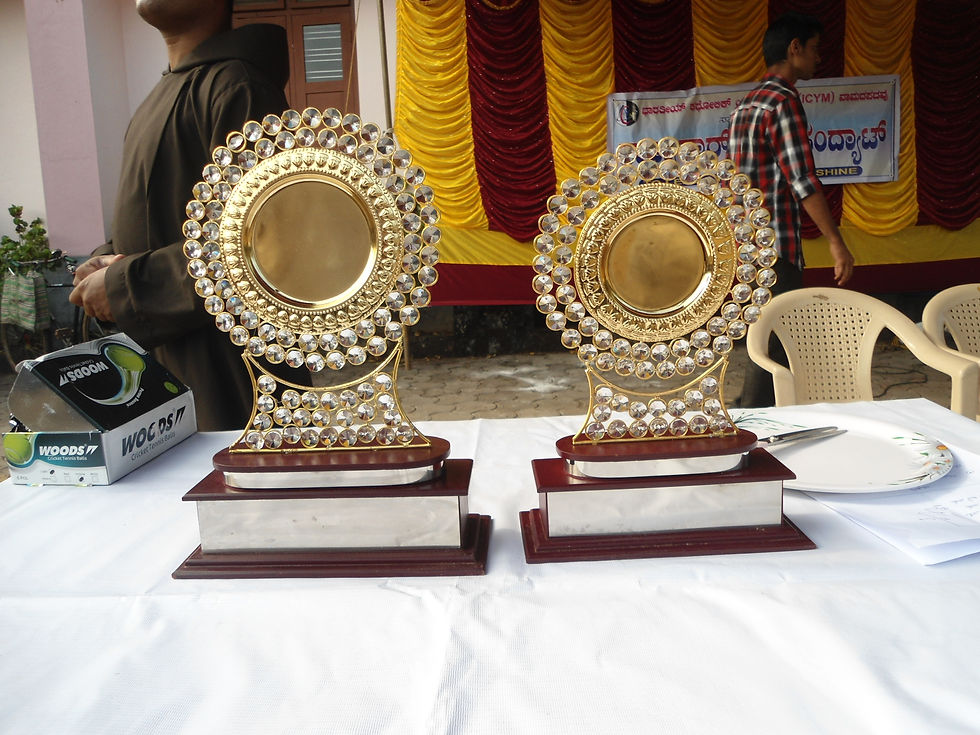 Stunning Trophies for the winners
