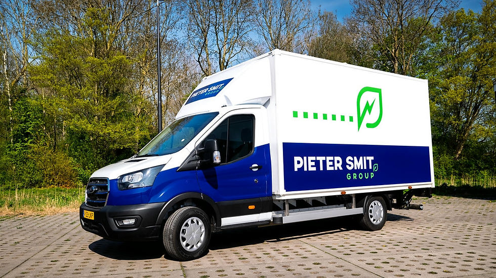 Ford E Transit BOX with tailgate (electric)