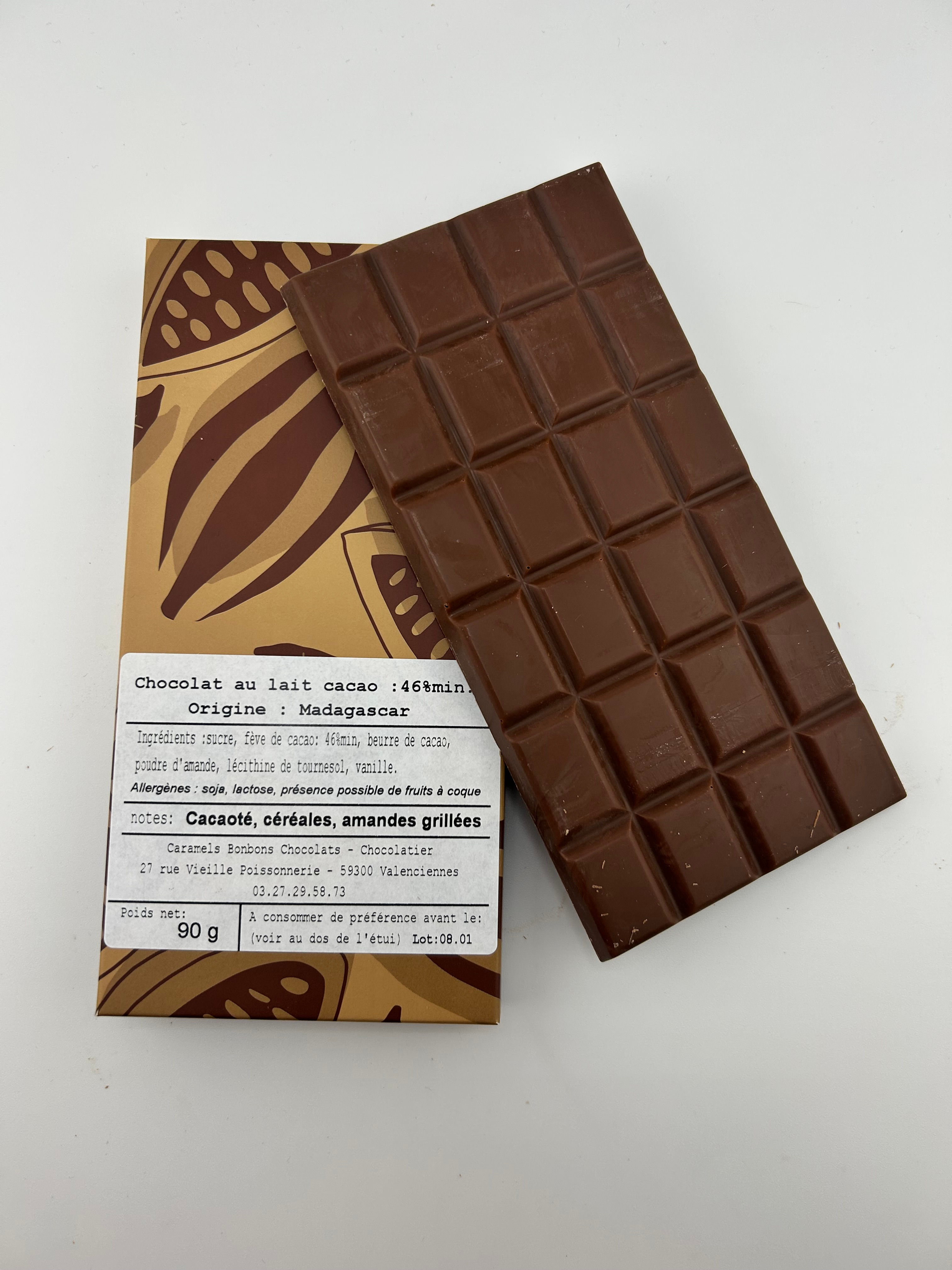 Tablette Madagascar Lait 46%