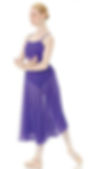 Mesh Long Skirt - Purple