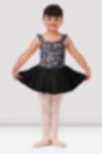 Ditsy Wide Strap Tutu Leo - Blk