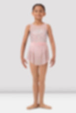 V Front Mesh Pull On Skirt - Pink