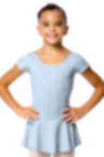 Capsleeve Bow Back Dress - Blue