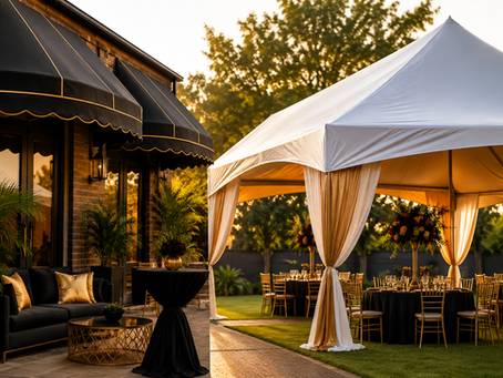 Awnings and Canopies for Events: Understanding the Key Differences and Benefits