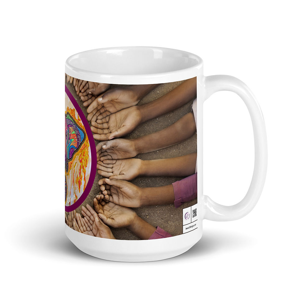 Thumbnail: Elephant - White glossy mug copy