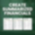 📊 Create Summarized Financials