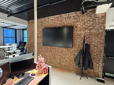 Professional TV wall mounting in Brooklyn apartme