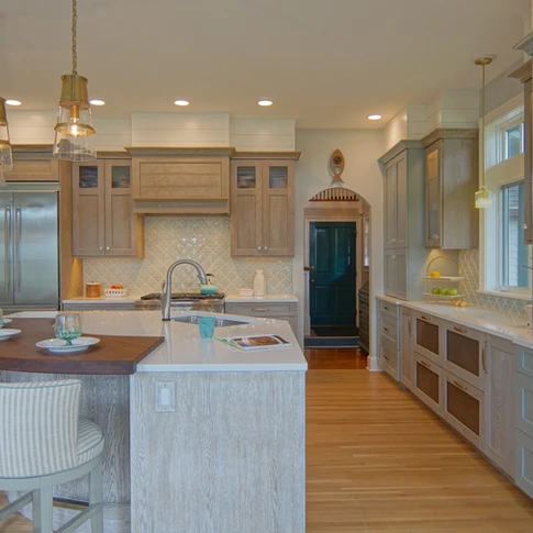 A Colorful Cape Neddick Kitchen
