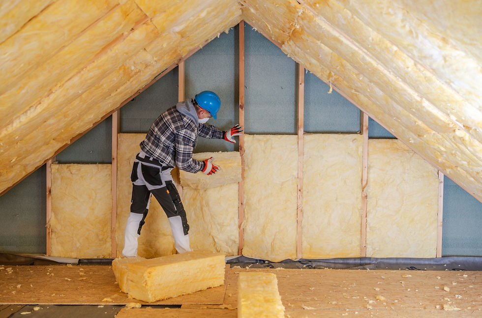 Installing additional insulation to home