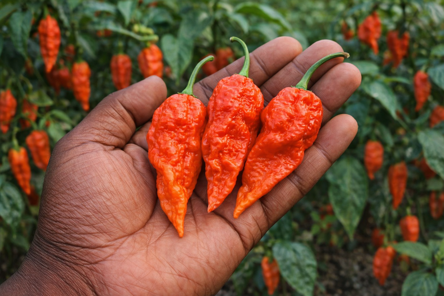 Bhut Jolokia (Ghost Pepper) Pepper Plant