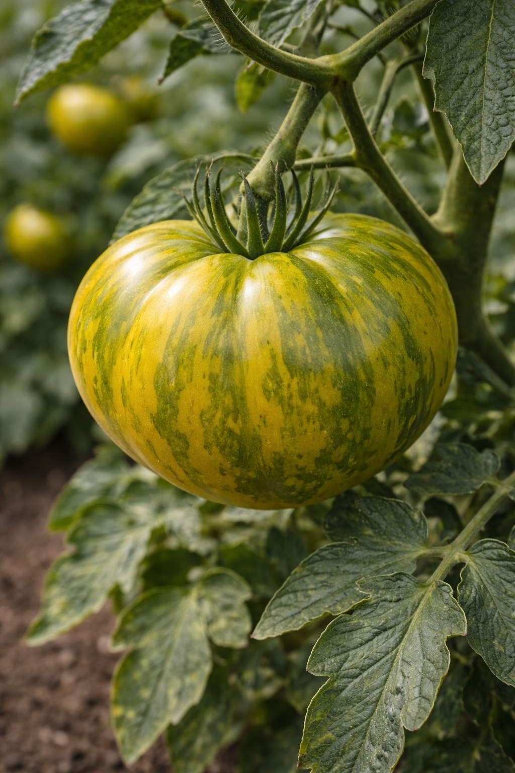 Green Zebra Tomato Plant
