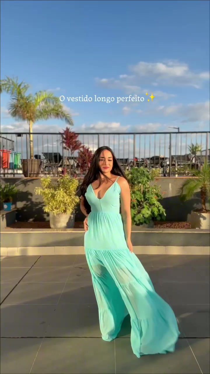 Miniatura: VESTIDO TURQUESA