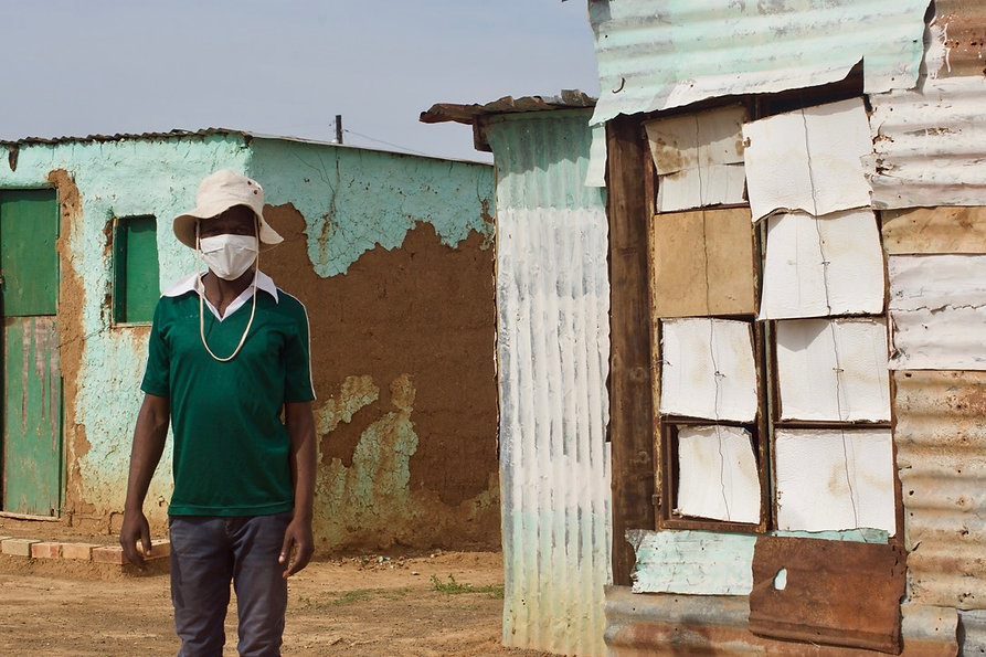 Collecting food relief and infection con