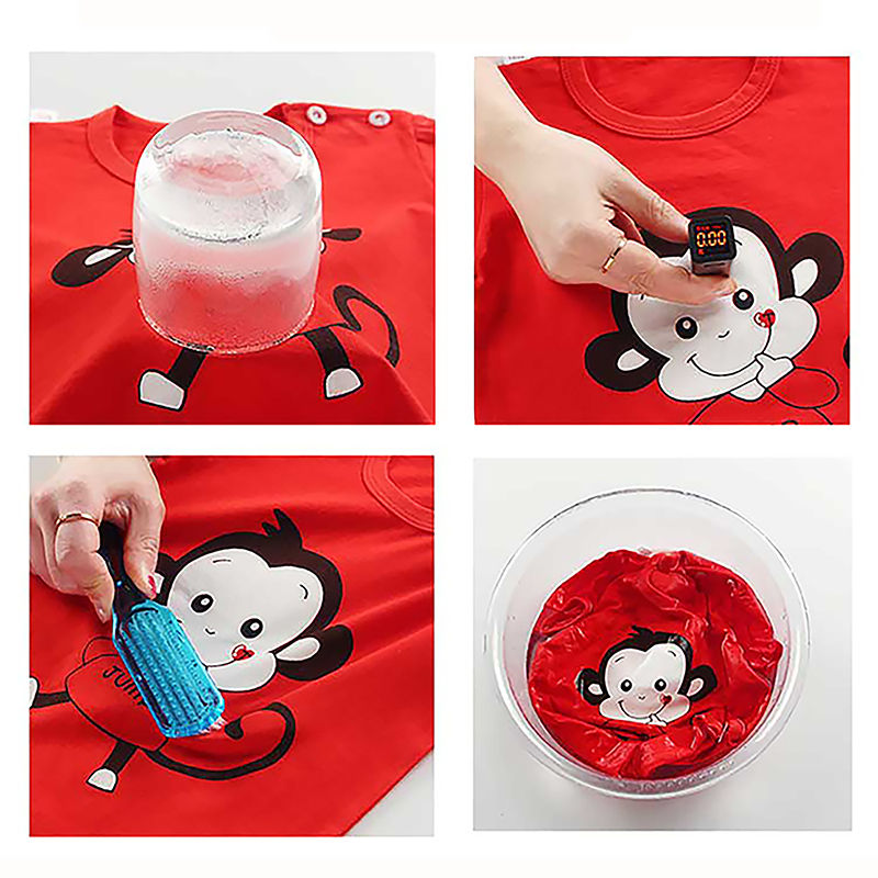 Miniatura: Conjunto de roupa infantil para bebê menino/menina, camiseta e shorts, roupa de