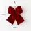 Thumbnail: Christmas Bow Decoration Velvet Red Bow Knot Baubles Hanging Ornaments DIY Xmas 