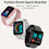 Thumbnail: Smart Watches Weather Music Player Message Heart Rate Monitor Fitness Bracelet M