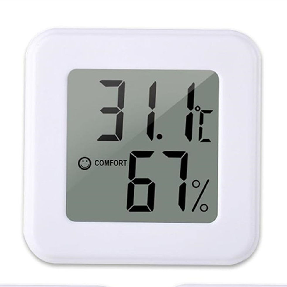 Indoor Mini Temperature and Humidity Meter, Bedroom Temperature Meter, Portable 