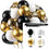 Thumbnail: 16pcs Black Metallic Sequin Balloons for Birthday Wedding Graduation Party Ballo