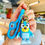 Thumbnail: Cartoon Cute Bluey Family Doll Creative CarChain Keychain Bag Pendant Couple Exq