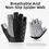 Thumbnail: ROCKBROS Cycling Gloves Half Finger Shockproof Wear Resistant Breathable MTB Roa