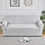 Thumbnail: 1pc Flower Printed Elastic Sofa Cover Antidirty Spandex Sofa Cover Furniture Pro