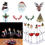 Thumbnail: Wine Glass Card Christmas Cup Card Ornaments Place Cards 10pcs 60*36MM DIY Decor